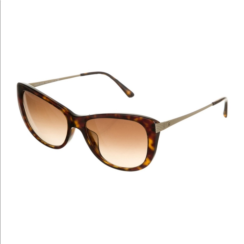 GIORGIO ARMANI TINTED CAT -EYE SUNGLASSES 🕶 - Picture 3 of 7